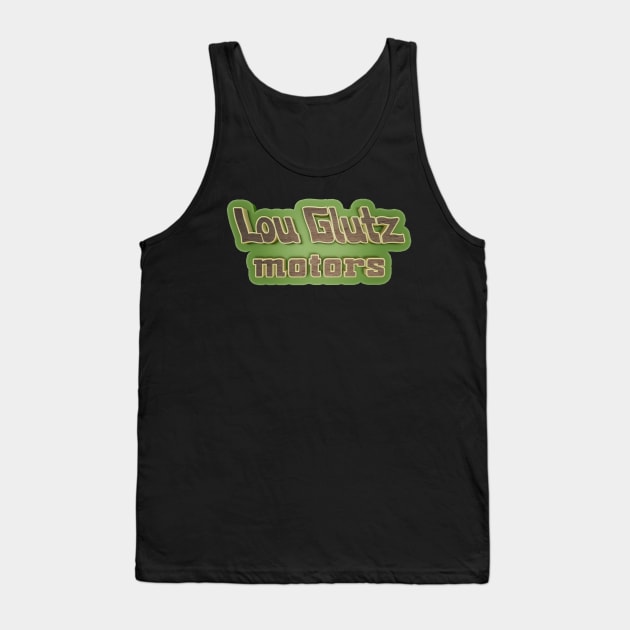 Lou Glutz Motors 3D (Family Truckster Pattern) Tank Top by RetroZest